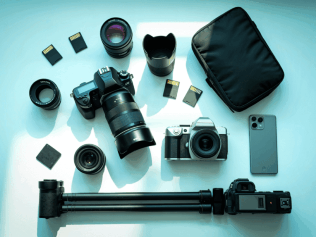 trípode fotografía