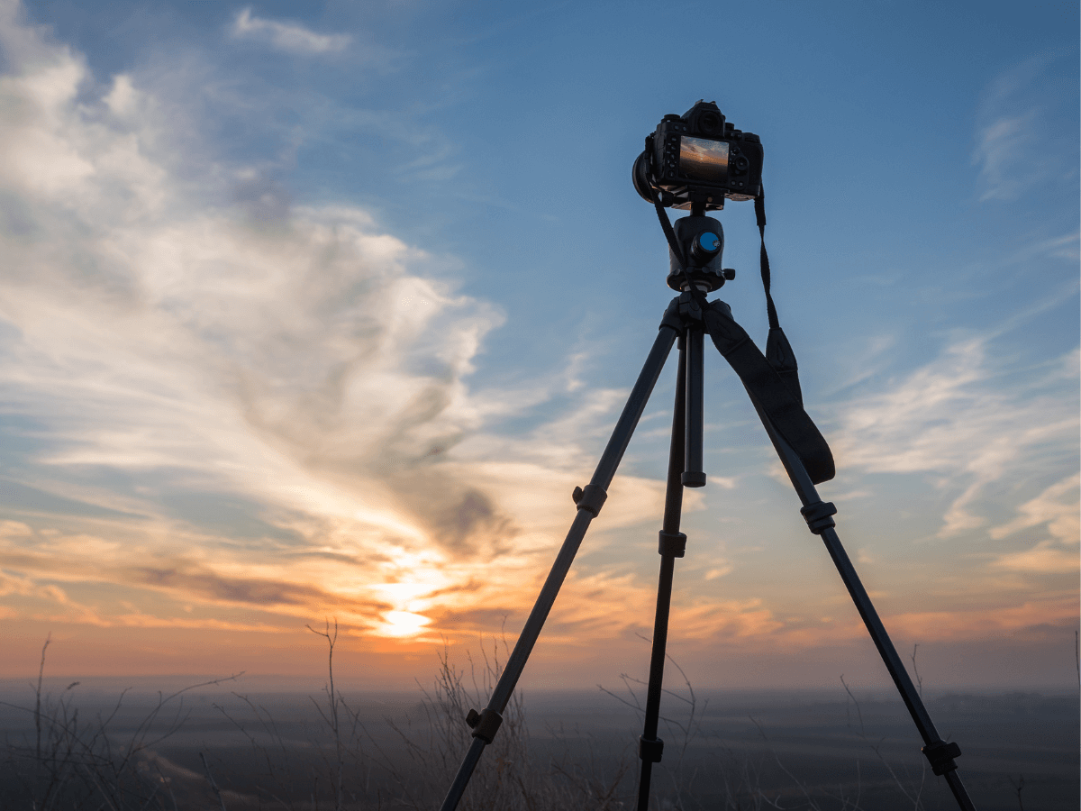trípode fotografía
