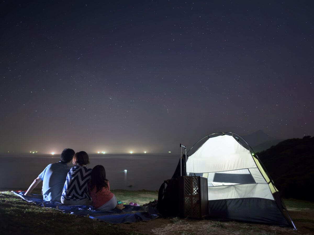 fotos familiares en camping